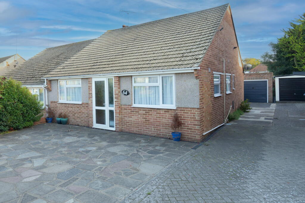 2-bed semi-detached on The Ridgeway, Broadstairs, CT10 2HE, £350,000