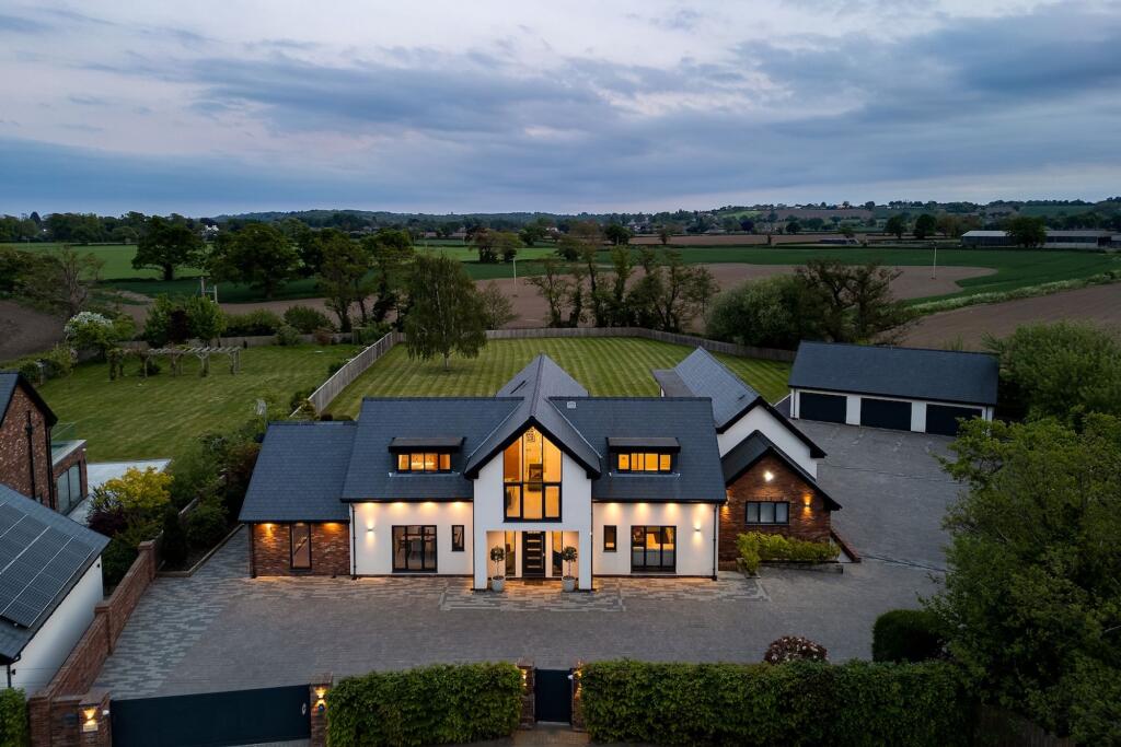5-bed detached on Grove House, Llyndir Lane, Rossett, Wrexham, Clwyd, £1,750,000