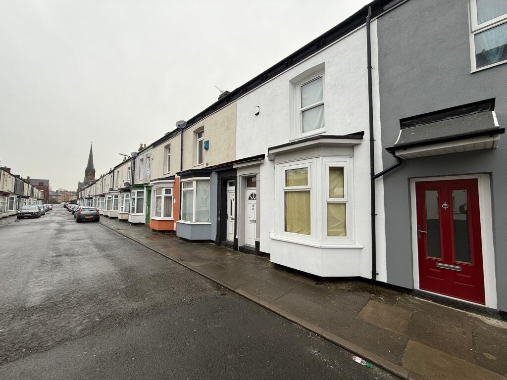 2-bed terraced on 40 Grove Street, Stockton-On-Tees TS18 3JA, £17,500