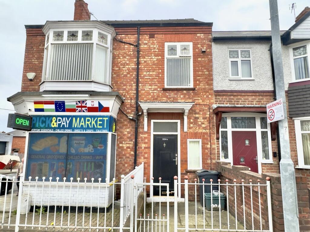 1-bed terraced on North Road, Darlington, £150,000