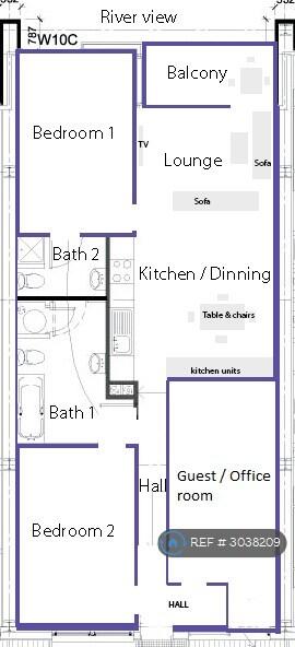 Apartment in London, Fish Island, Bow - View 2