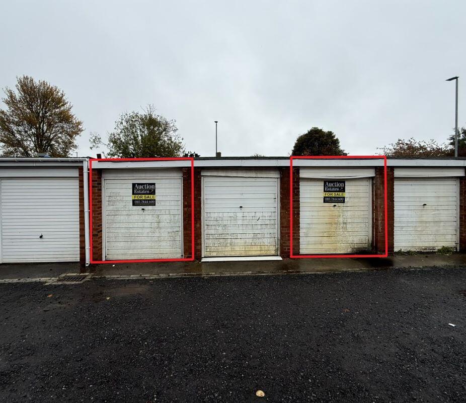 Studio parking on 2 Lock-up Garages on Heathfield, Morpeth, Northumberland, NE61 2TR, £5,000