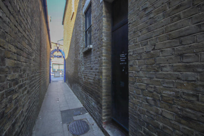 Alleyway to entrance
