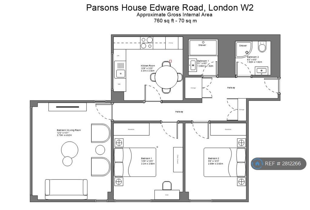 2 bedroom flat for rent