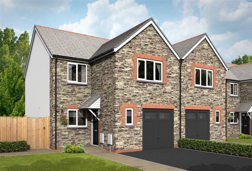 4-bed semi-detached on Higher Trewhiddle, Truro Road, St. Austell, Cornwall, PL25, £414,995