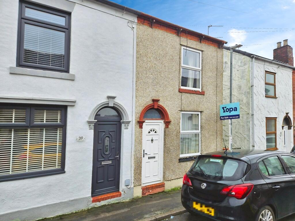 2-bed semi-detached on Church Street, Butt Lane, Stoke-on-trent, ST7, £100,000
