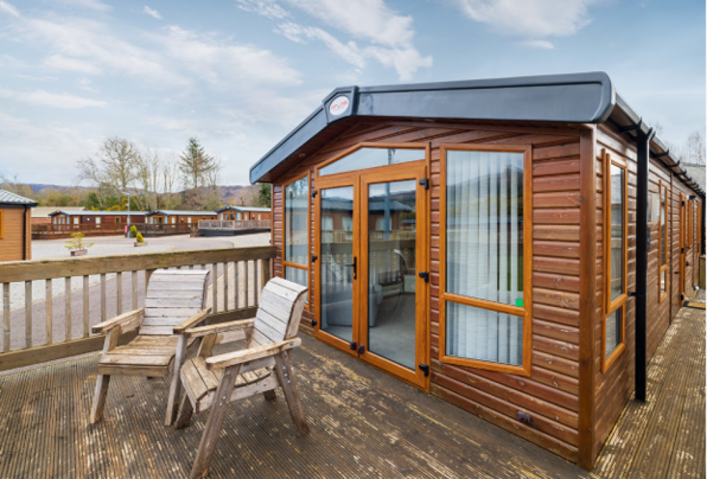 2-bed caravan on Lodge 7 Loch Ness Lodge Retreat Market Hill, Fort Augustus, PH32 4DS, £60,000