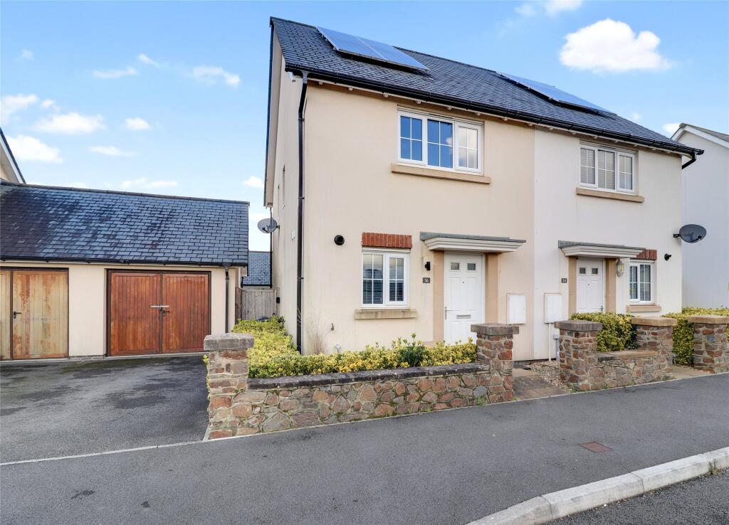 2-bed semi-detached on Seaking Road, Fremington, Barnstaple, Devon, EX31, £275,000