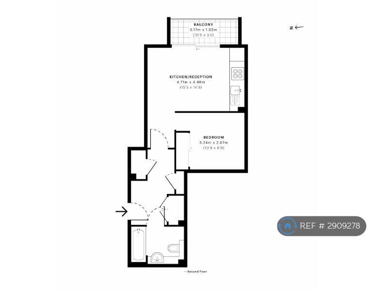 1 bedroom flat for rent