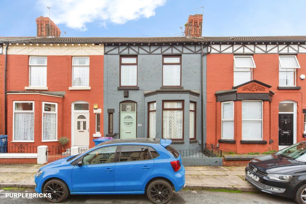 3-bed terraced on Avondale Road, Liverpool, L15, £215,000
