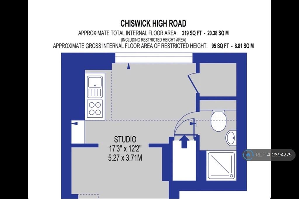 Studio flat for rent