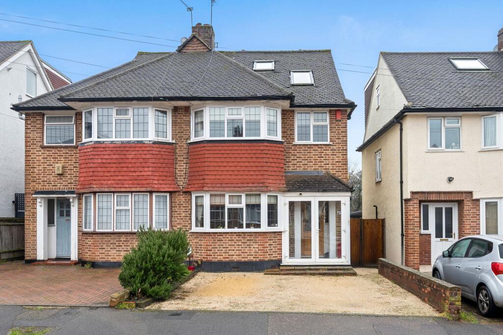 5-bed semi-detached on Parkdale Crescent, Worcester Park, KT4, £630,000