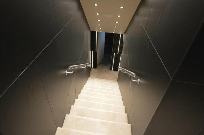 Stairs to Basemen...