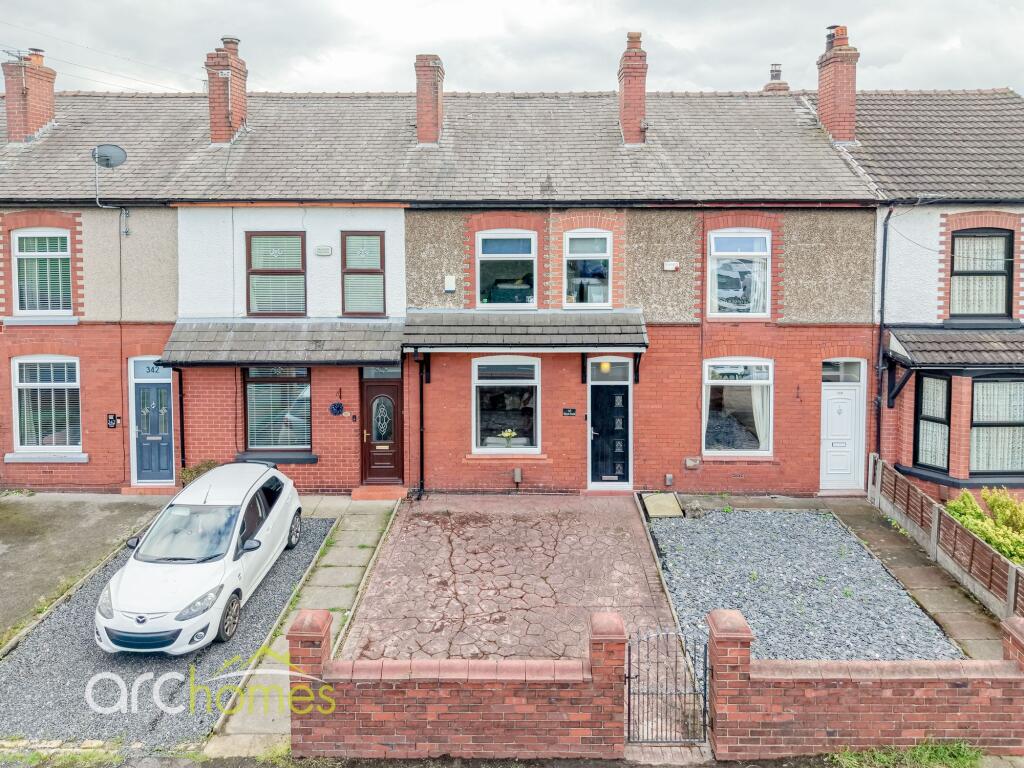 3-bed terraced on Wigan Road, Atherton, M46, £190,000