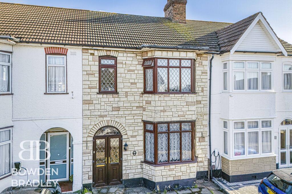 3-bed terraced on Clinton Crescent, Hainault, IG6, £450,000