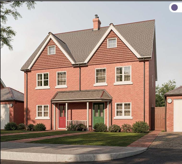3-bed semi-detached on Plot 25 Gleneagles Drive, Woodhall Spa, £318,995