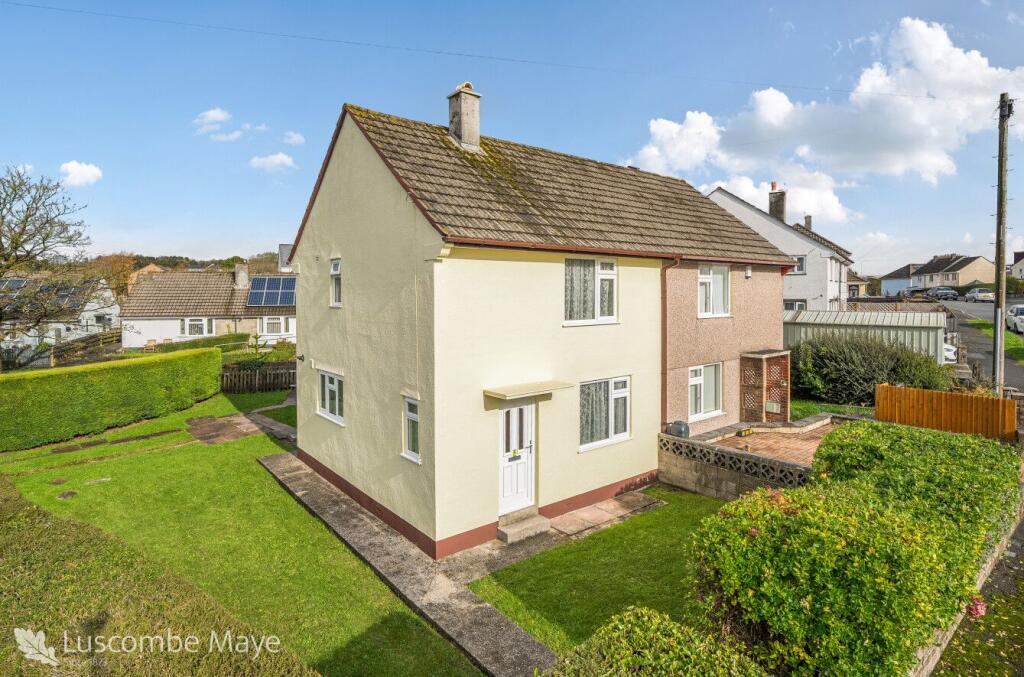 2-bed semi-detached on Southernway, Plymstock, Plymouth, £240,000