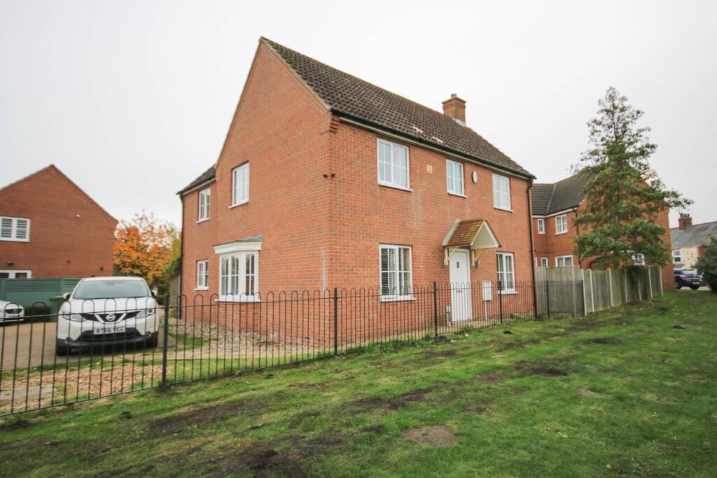 4-bed detached on Dairy Way, Gaywood, King's Lynn, PE30, £340,000
