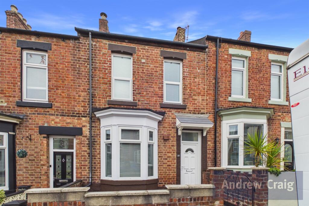 3-bed terraced on Salmon Street, South Shields, £215,000