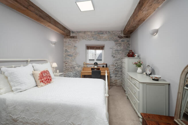 Second Double Bedroom with Exposed Stone Walls &amp; O