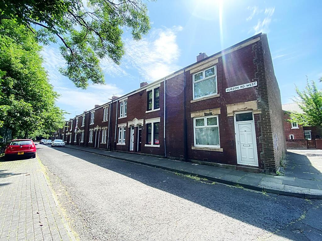 3-bed terraced on Curzon Road West, Wallsend, £120,000
