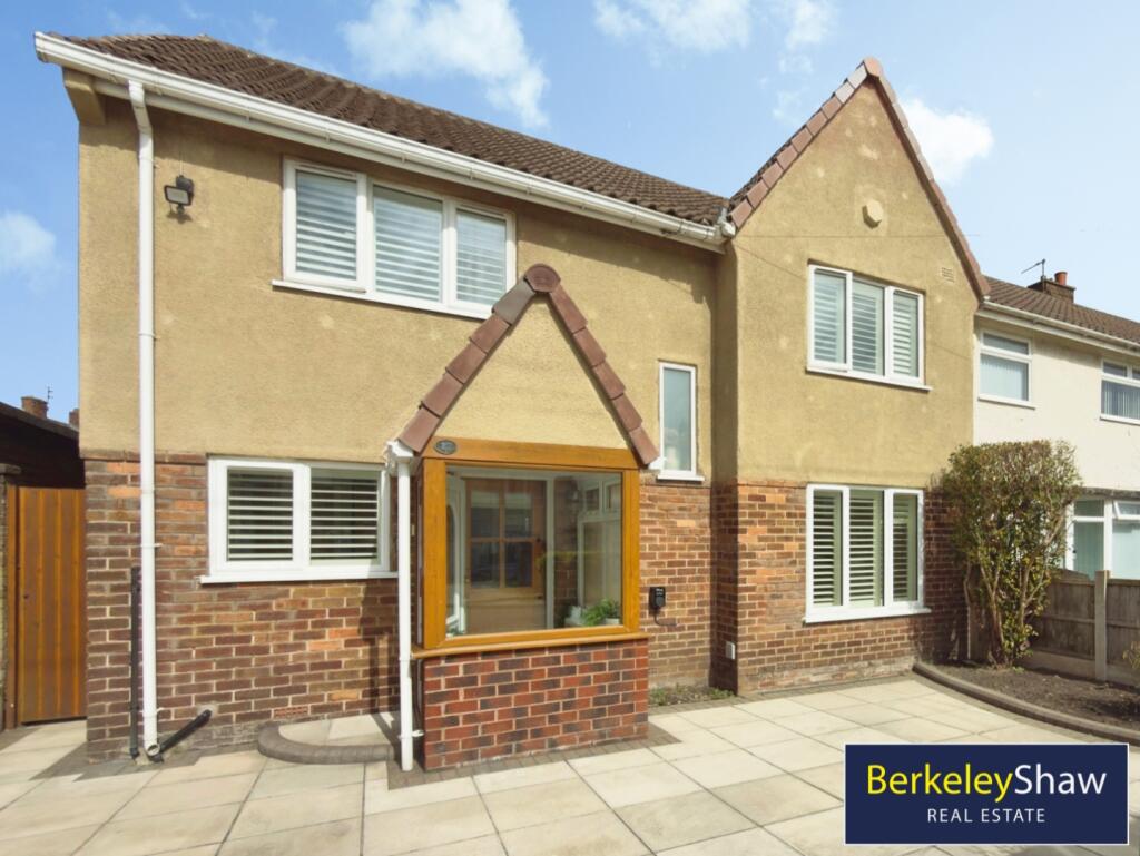 4-bed semi-detached on Windle Avenue, Liverpool, £300,000