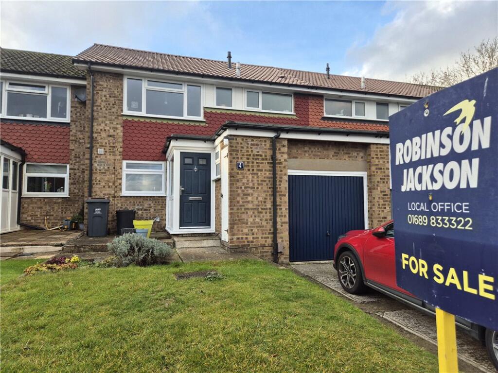 3-bed terraced on Dymchurch Close, Orpington, Bromley, BR6, £450,000