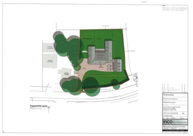 Proposed site pla...