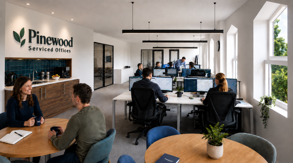 Pinewood TS2 Level 2 office Layout Option 2
