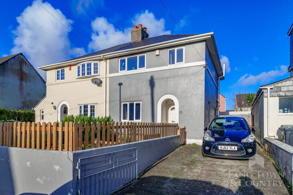 3-bed semi-detached on Brentor Road, St Judes, Plymouth, £250,000