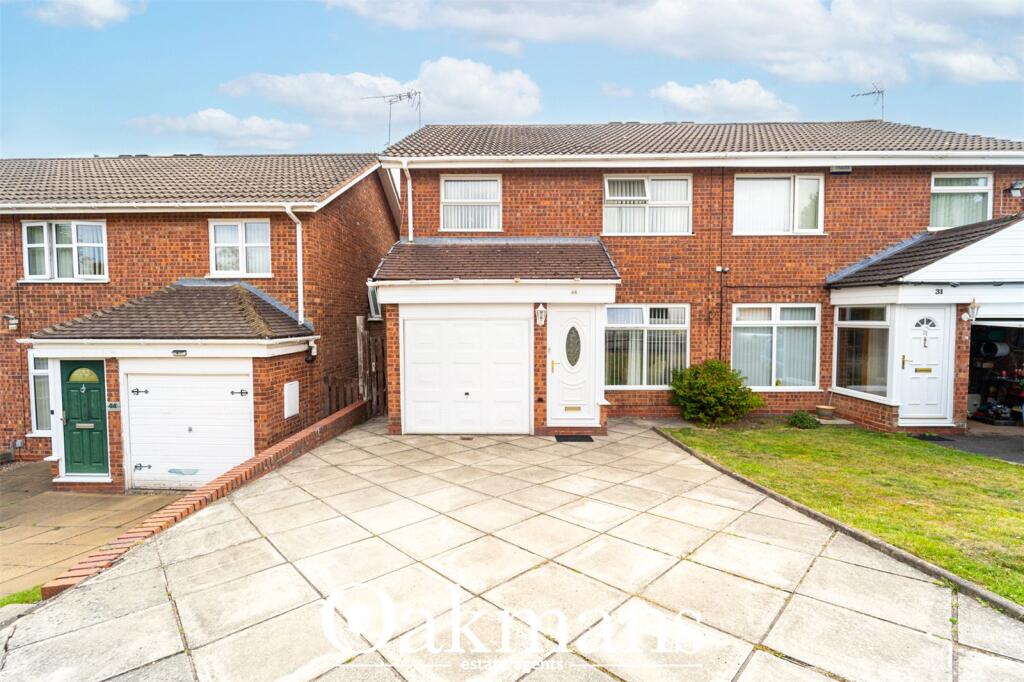3-bed semi-detached on Marbury Close, Birmingham, B38, £250,000