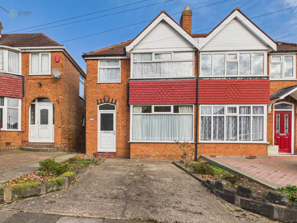 3-bed semi-detached on Mildenhall Road, Birmingham, B42, £230,000
