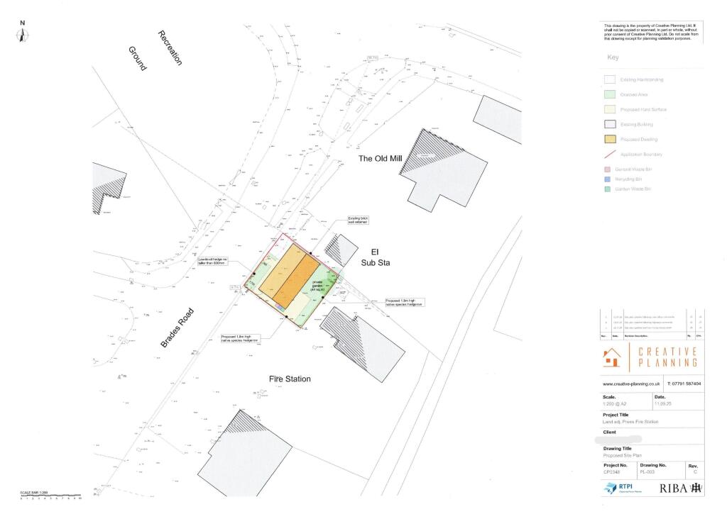 Single Self Build Building Plot, Brades Road, Prees, Whitchurch, Shropshire - View 3