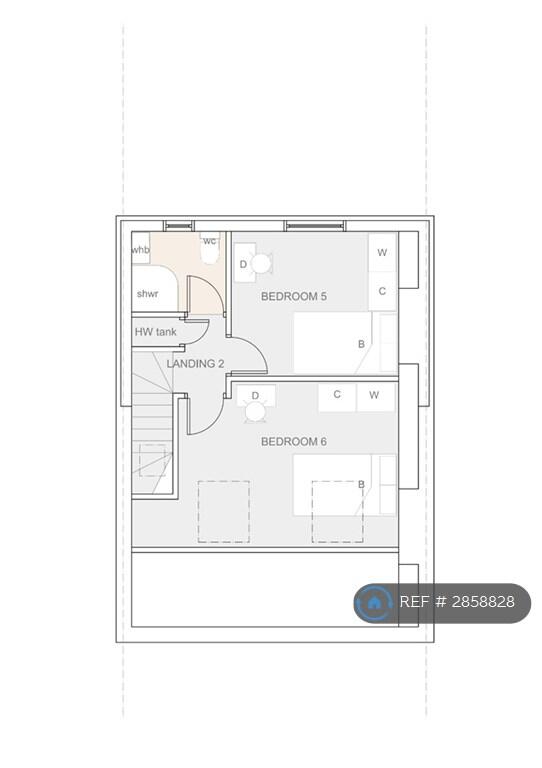1 bedroom house share for rent