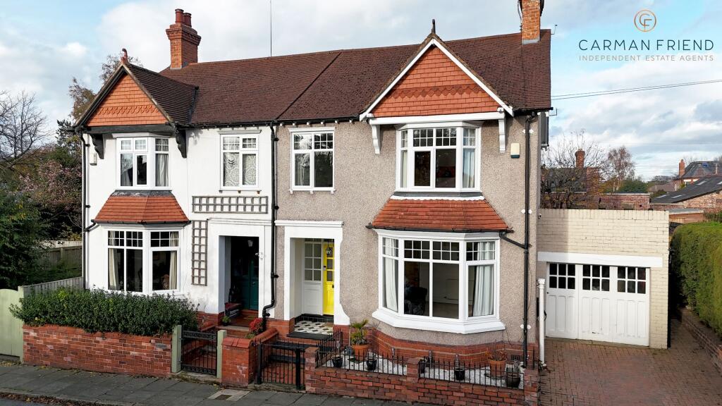 4-bed semi-detached on Ormonde Road, Chester, CH2, £495,000