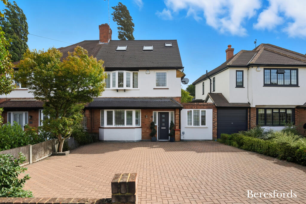 4-bed semi-detached on Friars Avenue, Shenfield, CM15, £925,000