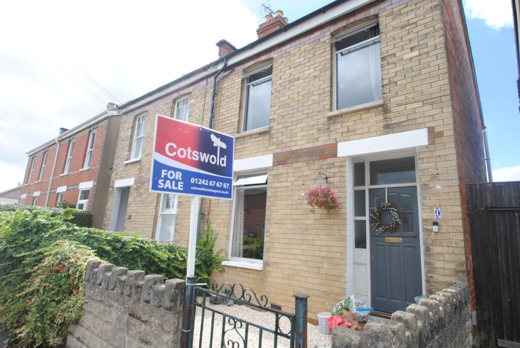 2-bed semi-detached on Churchill Road, Leckhampton, Cheltenham, GL53, £450,000