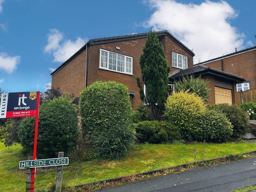 4-bed detached on Hillside Close, Disley, Stockport, SK12, £499,000