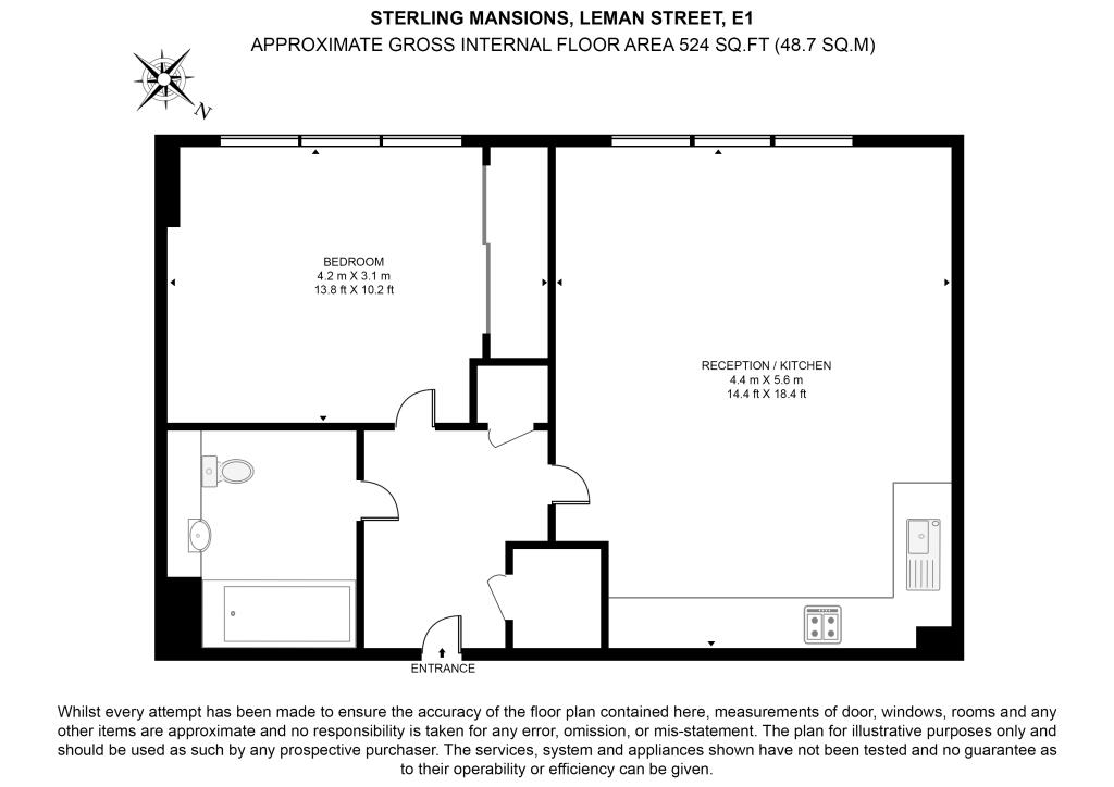 1 bedroom flat for rent