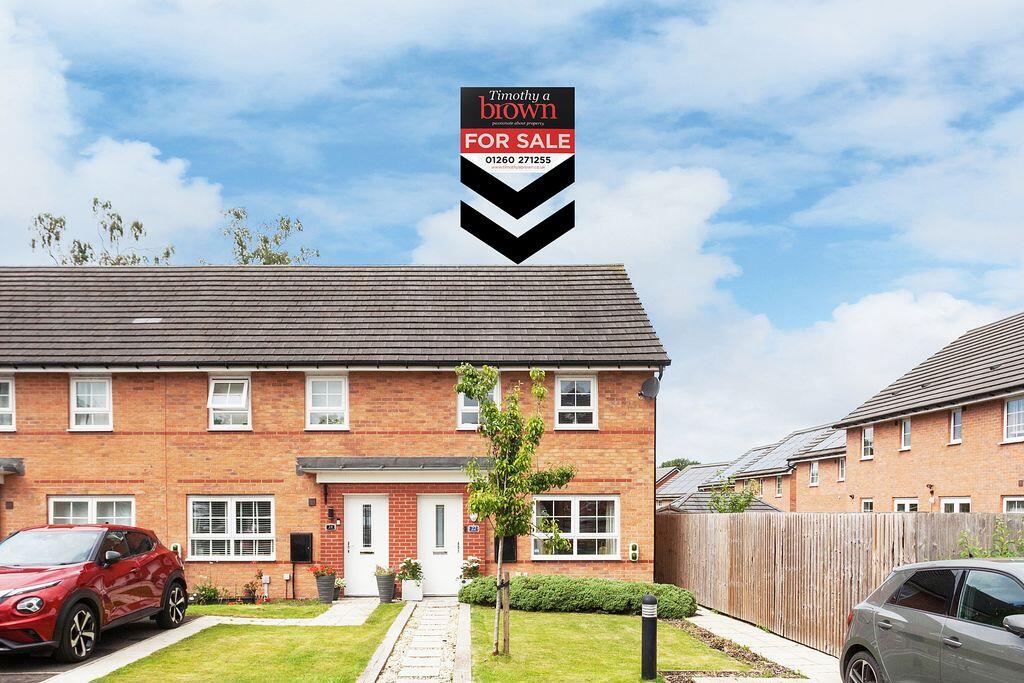 3-bed terraced on Larch Place, Somerford, Congleton, £213,500