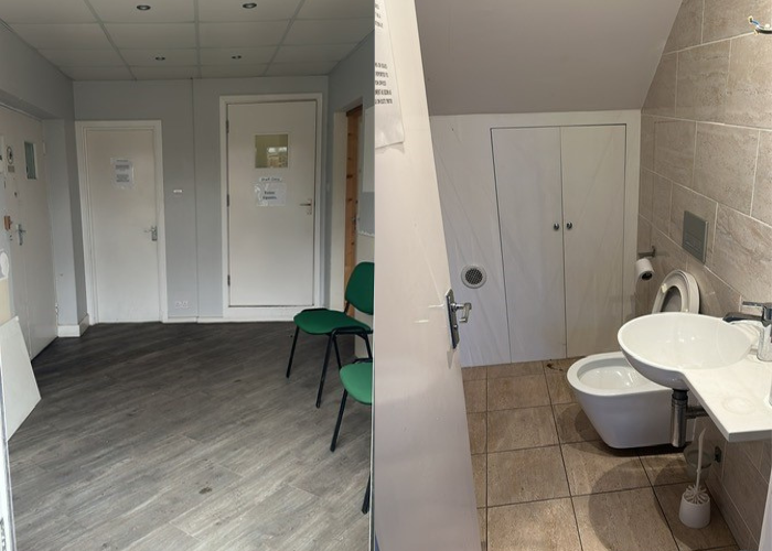 Entrance & toilet