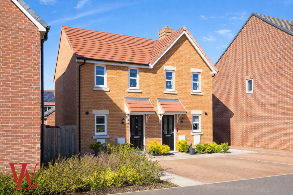 2-bed semi-detached on Stephenson Drive, Bishop's Stortford, CM23, £360,000