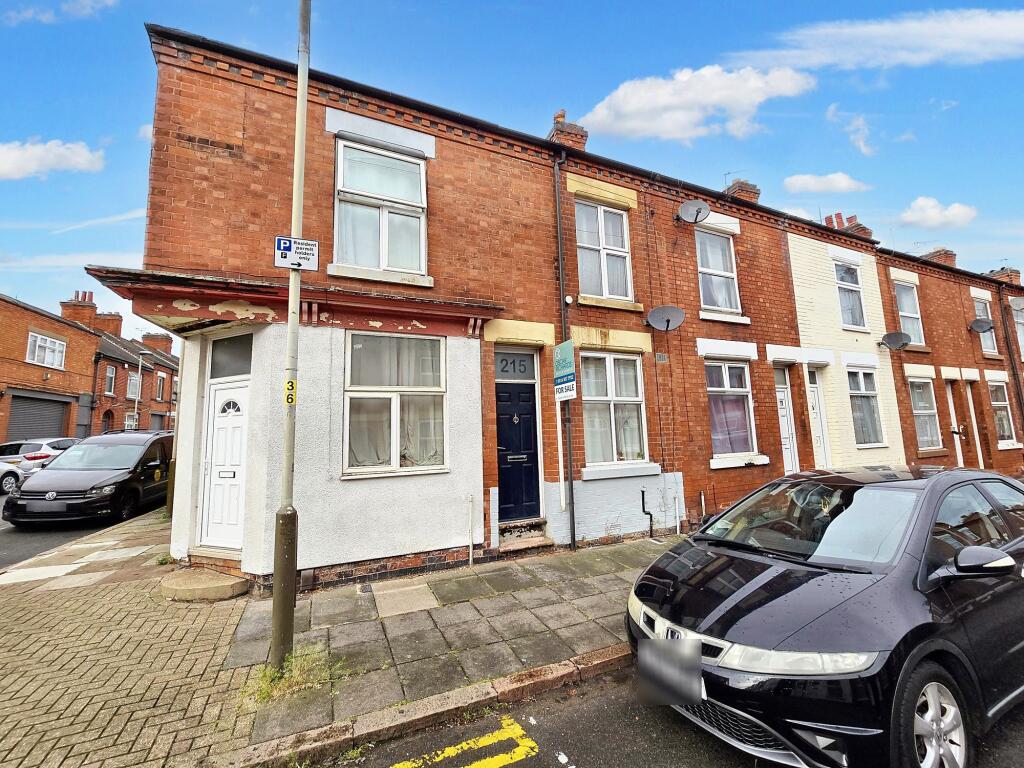2-bed terraced on Western Road, Leicester, LE3, £160,000