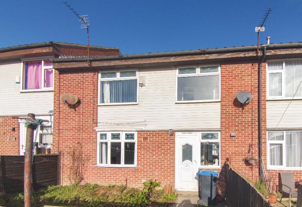 3-bed terraced on Chester Place, Peterlee, SR8, £87,000