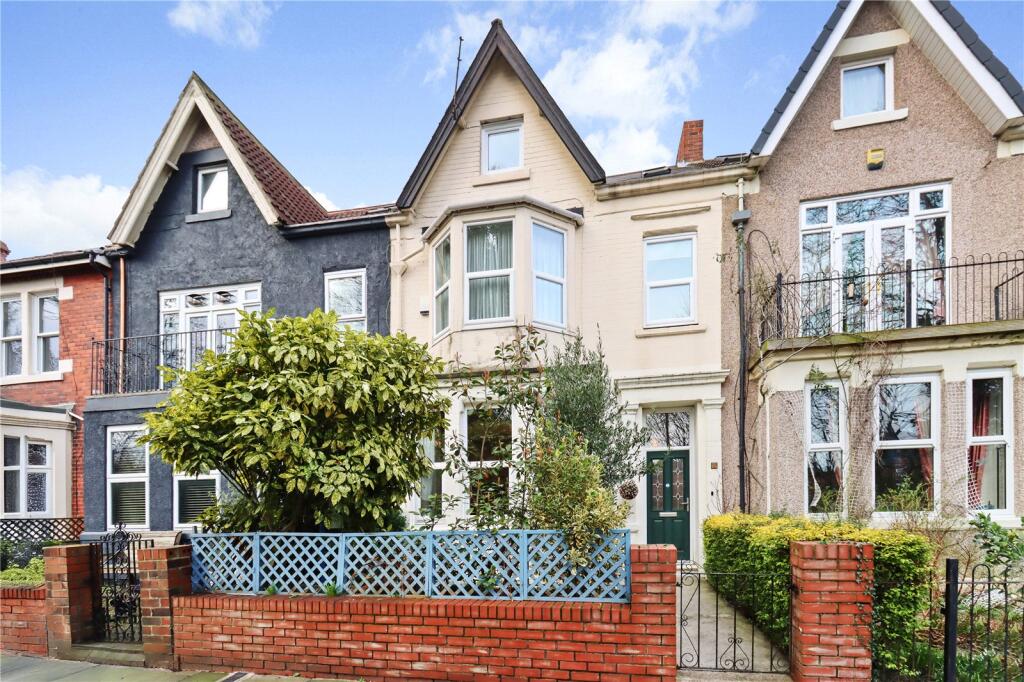 5-bed terraced on The Crescent, Whitley Bay, Tyne and Wear, NE26, £389,000