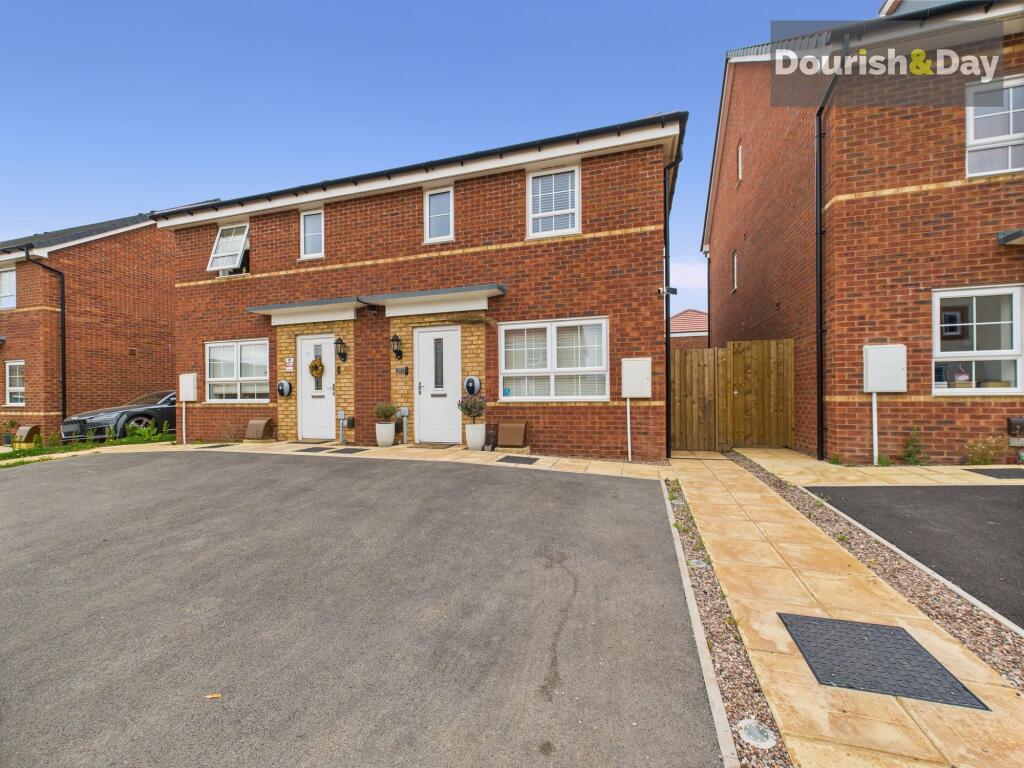 3-bed semi-detached on Cardamine Parade, Stafford, ST16, £235,000
