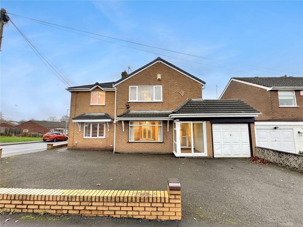 5-bed detached on Platt Street, Cannock, Staffordshire, WS11, £340,000