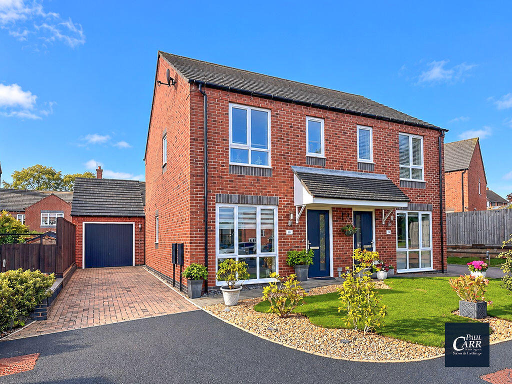 2-bed semi-detached on Scholars Gate, Hill Ridware, WS15 3FS, £270,000