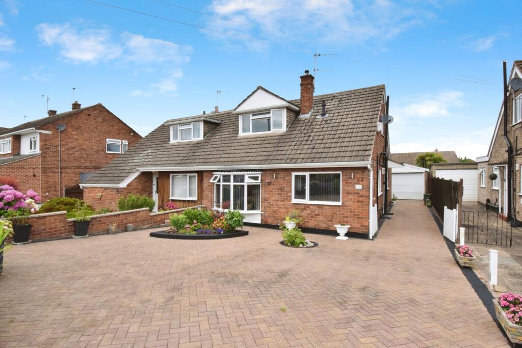 2-bed semi-detached on Allington Drive, LEICESTER, Leicestershire, LE4, £295,000