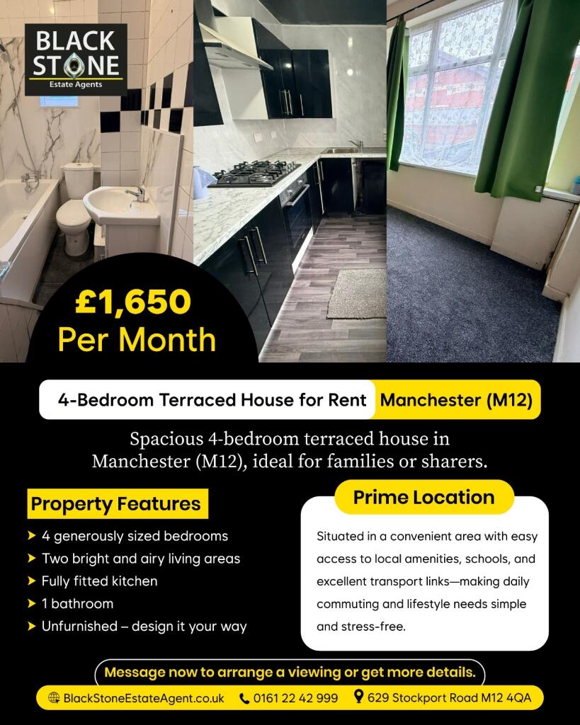 Main image of property: 82 Hemmons Rd, Levenshulme, Manchester M12 5ST
